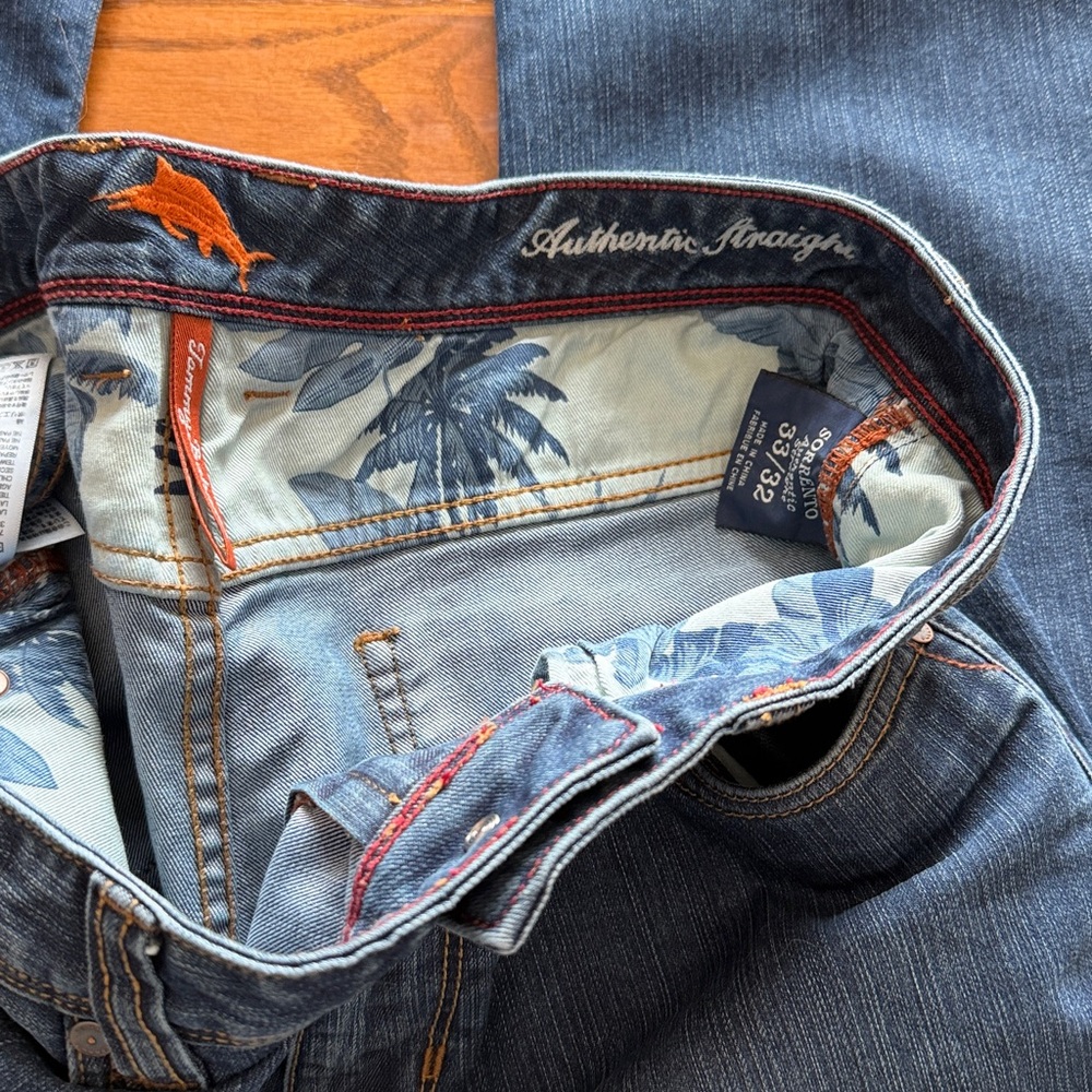 Tommy Bahamas men’s Sorrento authentic straight jeans size 33/32 #221 - Picture 2 of 3